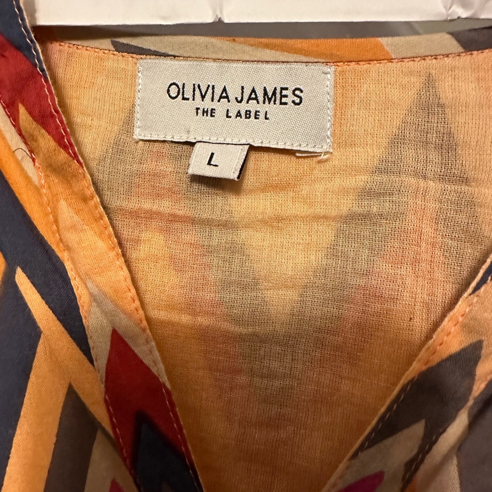 Olivia The Label Multi Color Zig Zag Midi/Maxi Dr… - image 3